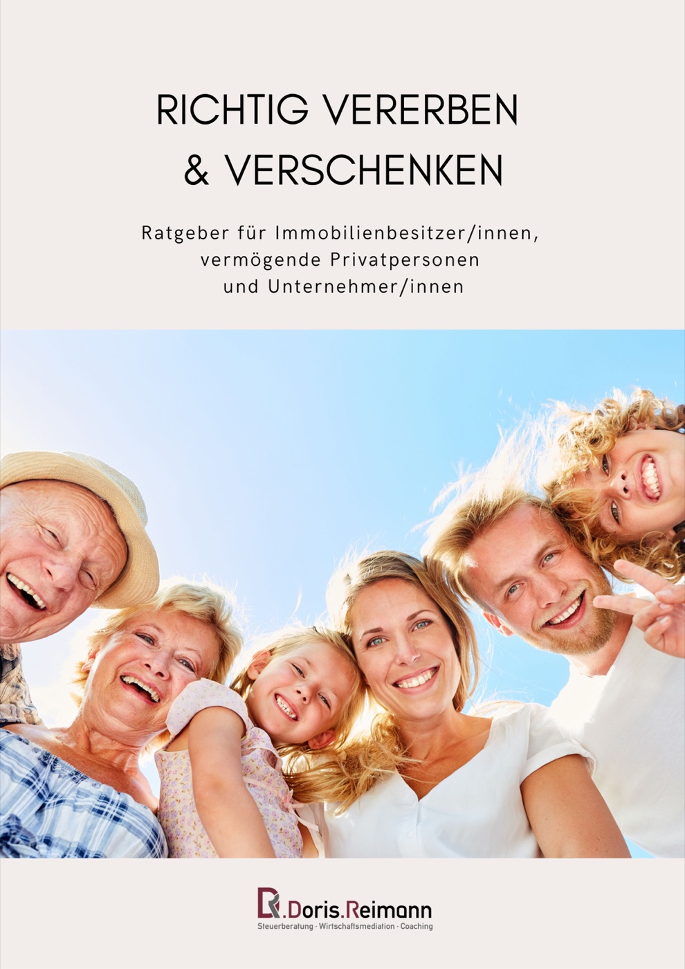 Cover des Ratgebers Richtig vererben und verschenken von Steuerberaterin Doris Reimann